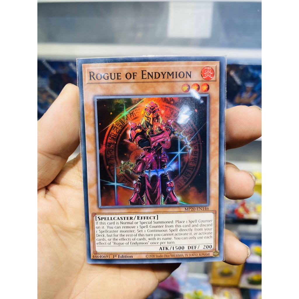 YugiOh! Card Code MP20-EN146 - Rogue of Endymion - Super Rare - 1st Edition  | Shopee Malaysia