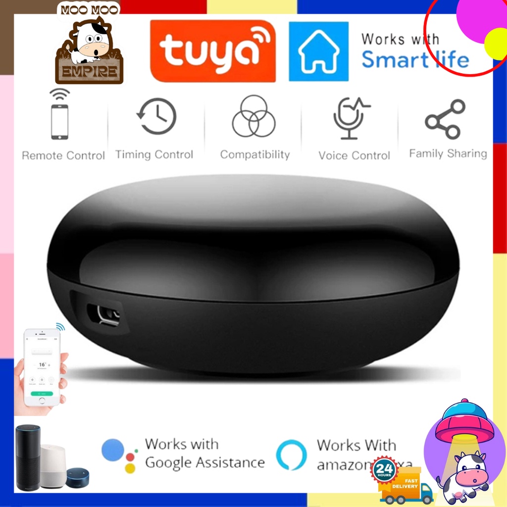 𝗩𝗢𝗜𝗖𝗘 𝗖𝗢𝗡𝗧𝗥𝗢𝗟 〗Tuya WiFi IR Remote Control Infrared Universal Remote ...