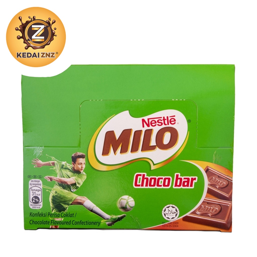 Chocolate Nestle Milo Choco Bar Box 240g Coklat Shopee Malaysia