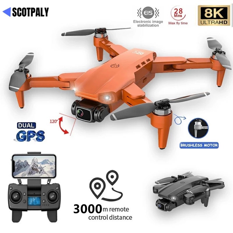 New L900 Pro Drones 8K HD Dual Camera GPS 5G WIFI FPV Quadcopter ...