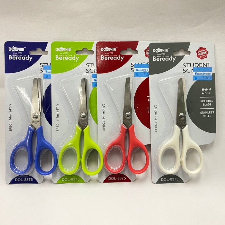DOLPHIN Student Scissor / Gunting pelajar | Shopee Malaysia