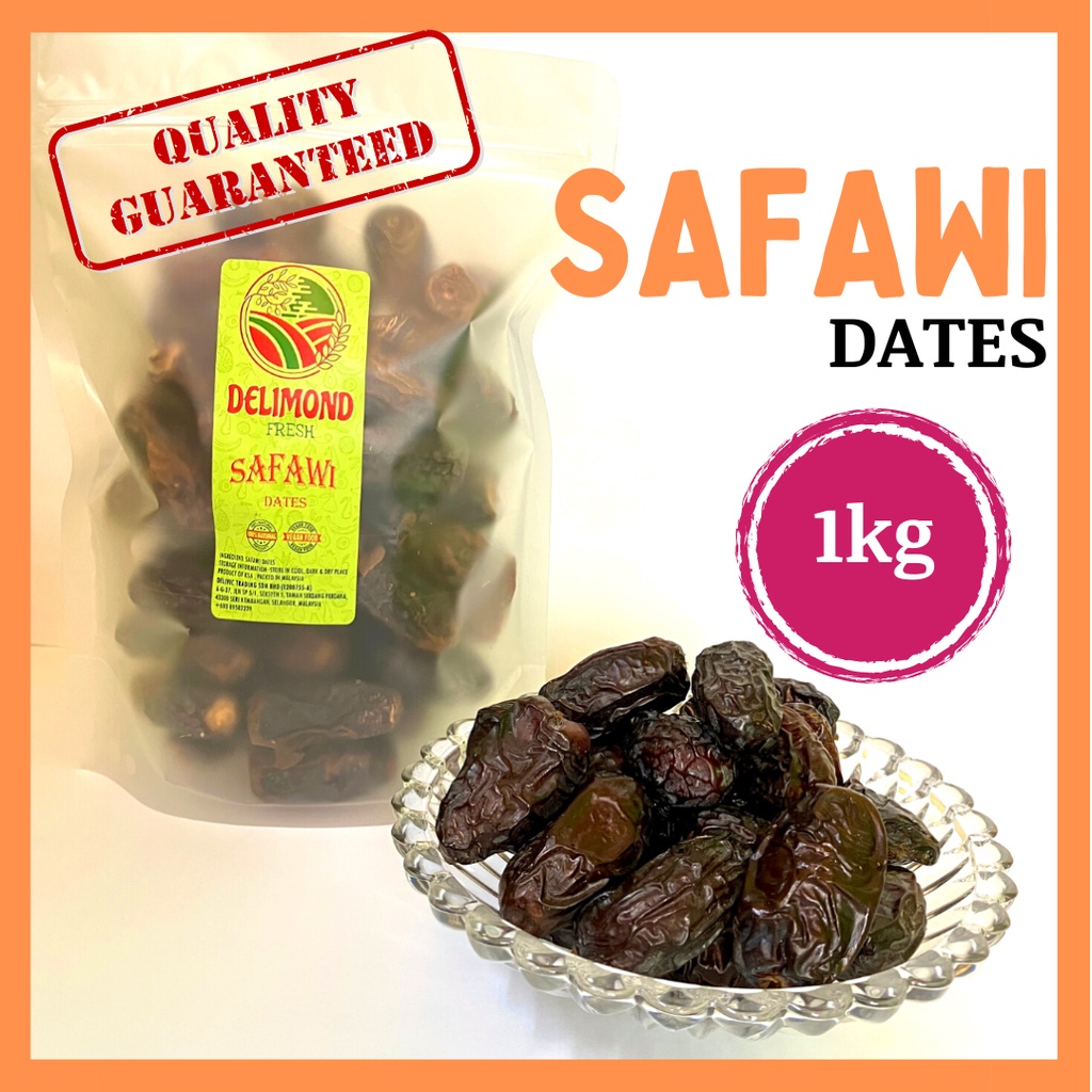 Kurma Safawi Baru | New Fresh Safawi Dates 1kg | Segar Lembut Soft ...