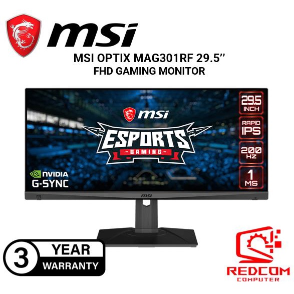 MSI OPTIX MAG301RF 30’’ FHD GAMING MONITOR | Shopee Malaysia