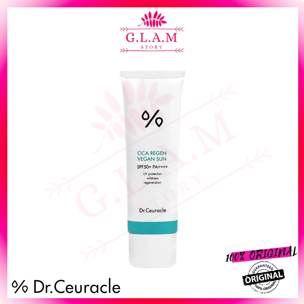 DR.CEURACLE Cica Regen Vegan Sun SPF50+ PA++++ 50ml [GLAM] | Shopee ...