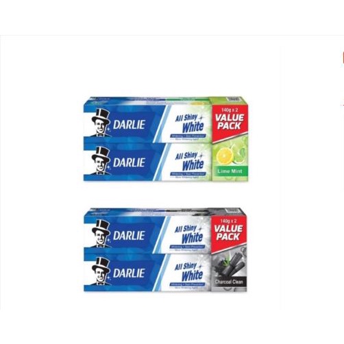 DARLIC CHARCOAL CLEAN/LEMON MINT TOOTHPASTE 2 X 140G | Shopee Malaysia