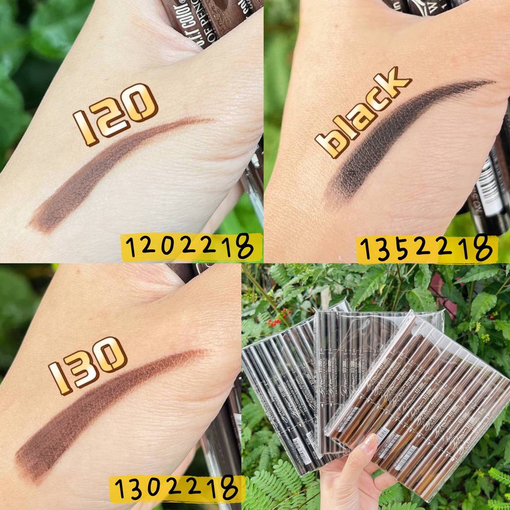 (Wholesale RM 1.80/1pcs) 1 Box 12 pcs EyeBROW Pencil Twist Slim Brow ...