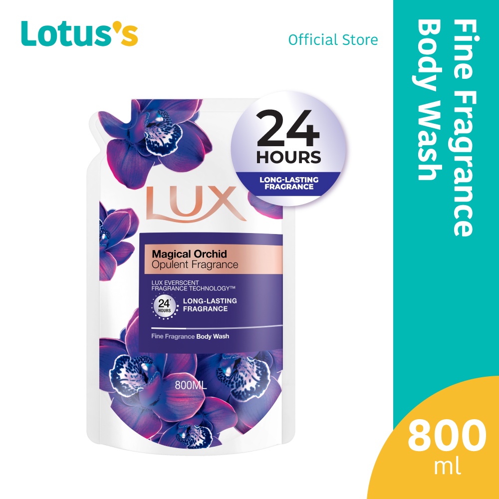 Lux Body Wash Magical Orchid Refill 800ml Shopee Malaysia