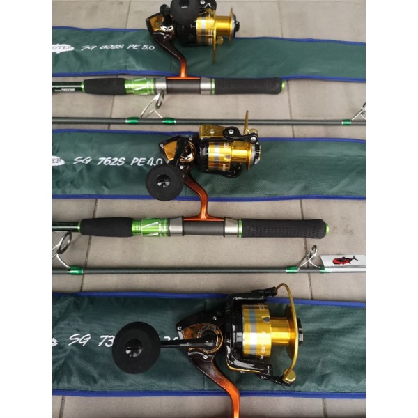 1 SET COMBO GTECH RAPID SHOOTER +MAGURO PRO STEEL FISHING ROD Shopee