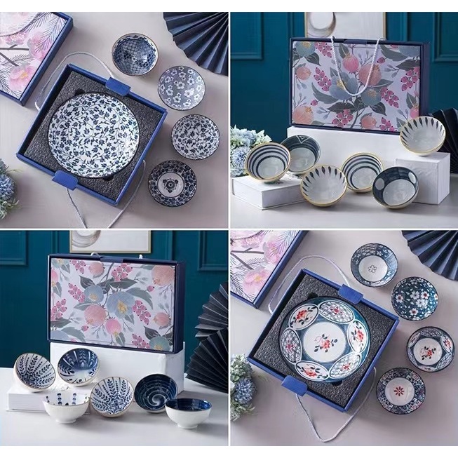 Traditional Japanese Style Rice Bowl Porcelain Bowl Ceramic Bowl Plate ...
