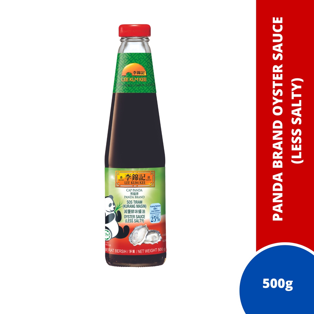 Lee Kum Kee Panda Brand Oyster Sauce (Less Salty) 500g Shopee Malaysia