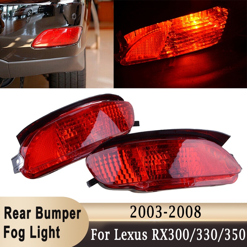 For Lexus RX300 RX330 RX350 20032008 Rear Lights Assembly Tail Fog Lamp Reflector Left Right