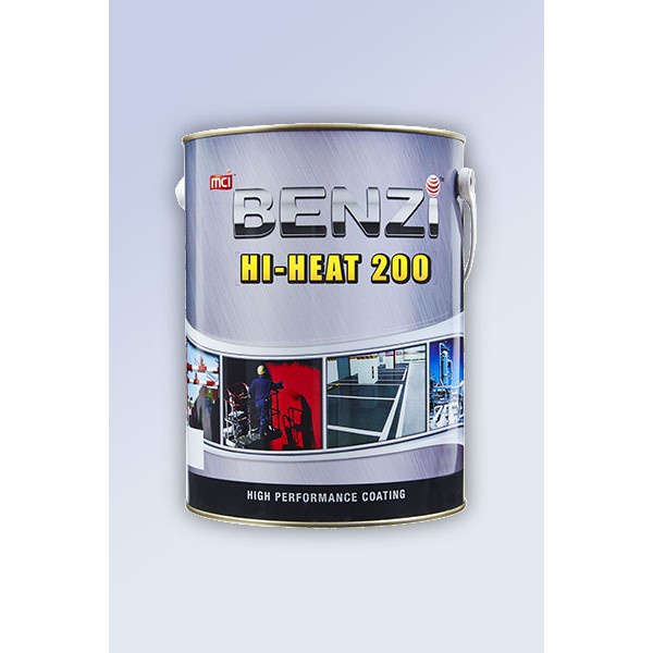 (5L) MCI BENZI HIHEAT High Temperature Aluminium Paint (200°C