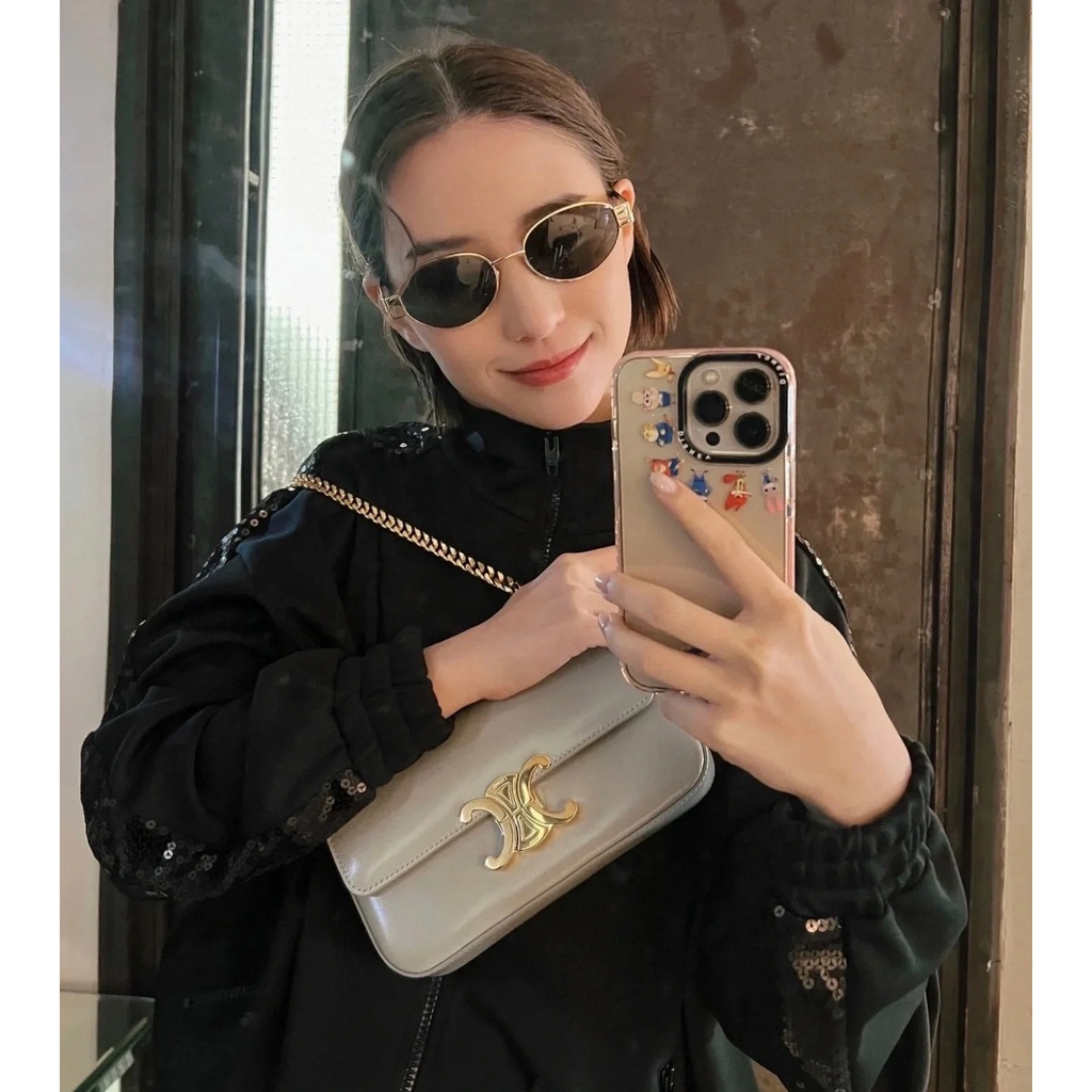 Retro Punk Women Sunglasses Oval Rock Shades Men Arch of Triumph ...