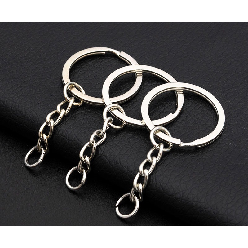 Keychain chain hot sale and ring