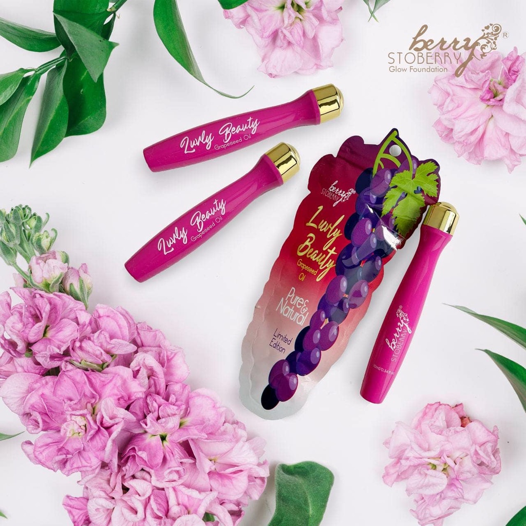 BERRY STOBERRY GRAPESEED OIL LIMITED EDITION LUVLY BEAUTY 100 ORIGINAL