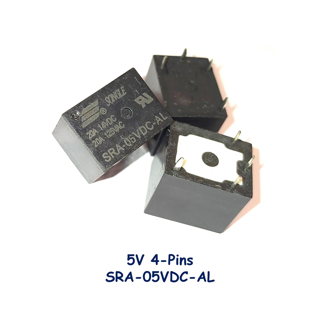Relay Songle 4 Pin 5 Pin 5V 12V 24V 10A 20A Geganti SRA SRA