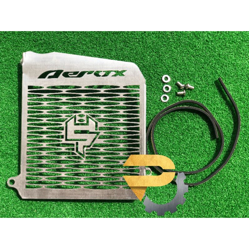 RADIATOR COVER STAINLESS STEEL YAMAHA NVX 155 V1 V2 AEROX NVX155 🇹🇭