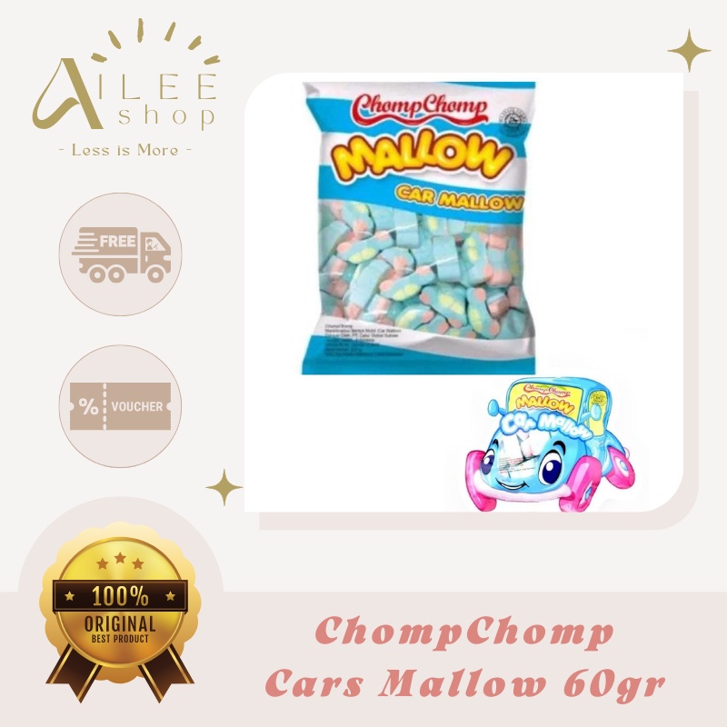 Chompchompchomp Cars Marshmallow 60gram/car Shape Shopee Malaysia