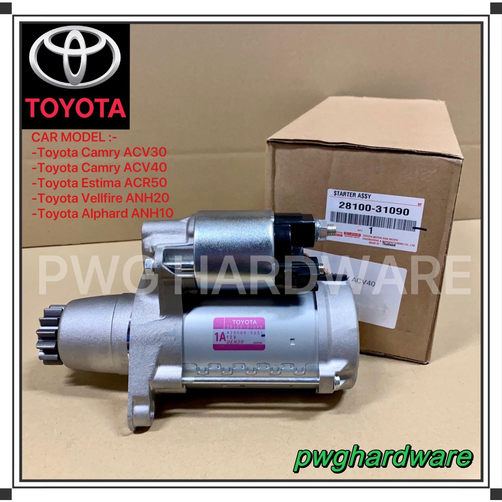 New Original Starter For Toyota Camry ACV30 ACV40 / Toyota Estima ACR50
