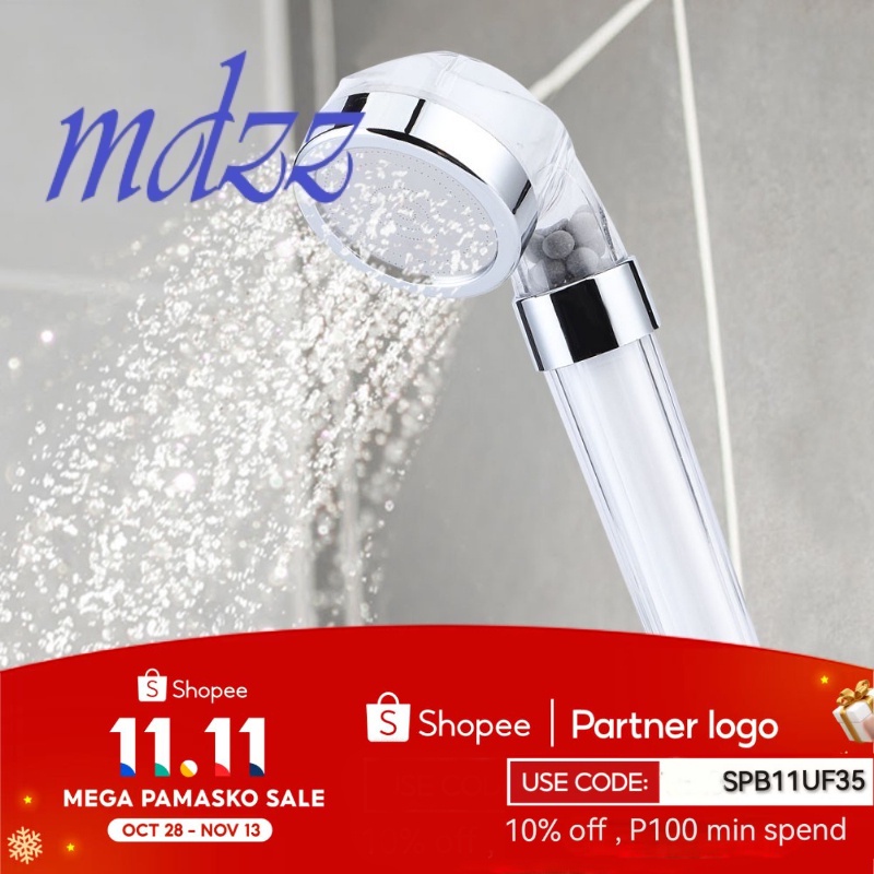 Home Negative Ions Bathroom Handheld Water Saving Shower Head Bathroom