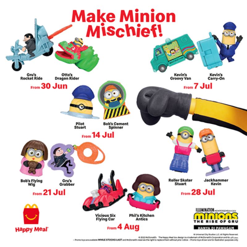 2022 Minions The Rise Of Gru Minion Mcdonald S Mcdonalds Mcdonald Mcd