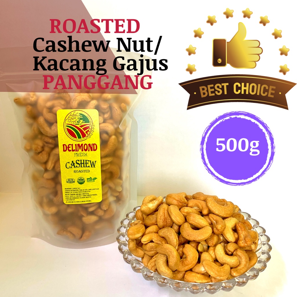 [𝐍𝐄𝐖 𝐒𝐓𝐎𝐂𝐊] Fresh Roasted Cashew Nut |Kacang Gajus Panggang |No Oil ...