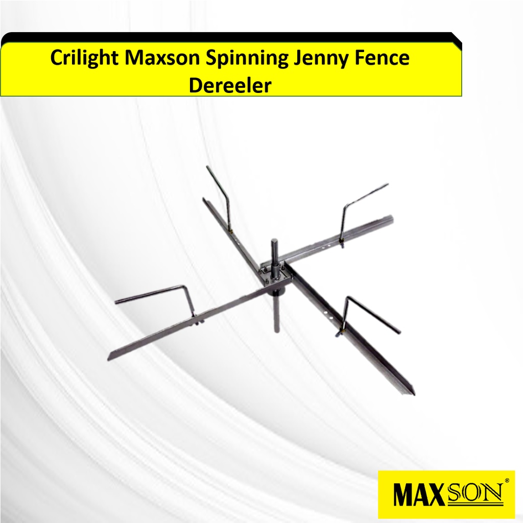 Crilight Maxson Spinning Jenny Fence Dereeler untuk high tensile wire  pengulung Wire Pagar Elektrik