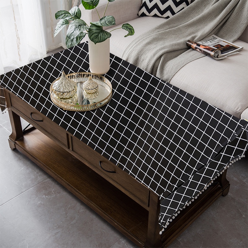 Linencotton Teapoy Table Tablecloth Rectangular Antislip Teapoy Table