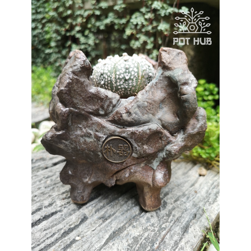 POTHUB Ready Stock Luxury High Quality Rough Unrefined Texture Planter