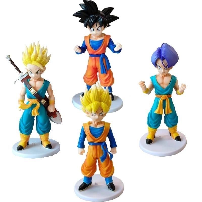 Eric toys 4pcs/set dragon ball trunks Goku super saiyan son goten ...