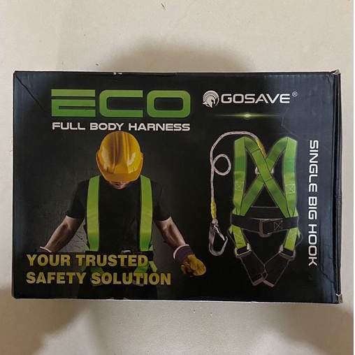 GOSAVE SAFETY BELT FULL BODY HARNESS SINGLE BIG HOOK - HARNES BIG HOK