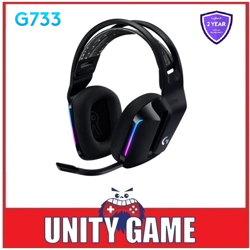 Logitech G733 Lightspeed Ultra Lightweight Wireless Gaming Headset