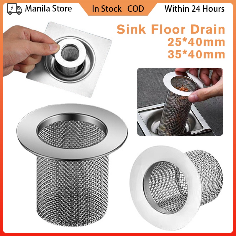 Floor Drain Mesh Filter Stainless Steel Kitchen Sink Strainer Bathtub