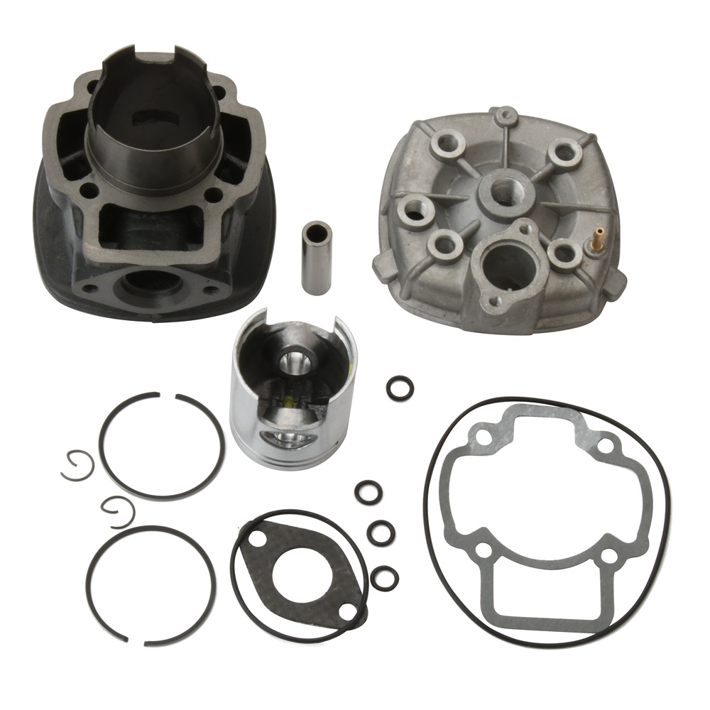 Kit Cylindre TOP TROPHY 70cc Pour Piaggio NRG Extreme 50 2T - Diamètre 48mm, Fonte, Neuf