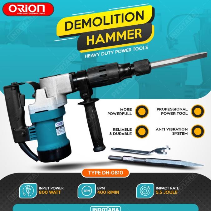 MESIN Concrete Block Machine / Demolition Hammer Orion DH-0810 | Shopee ...
