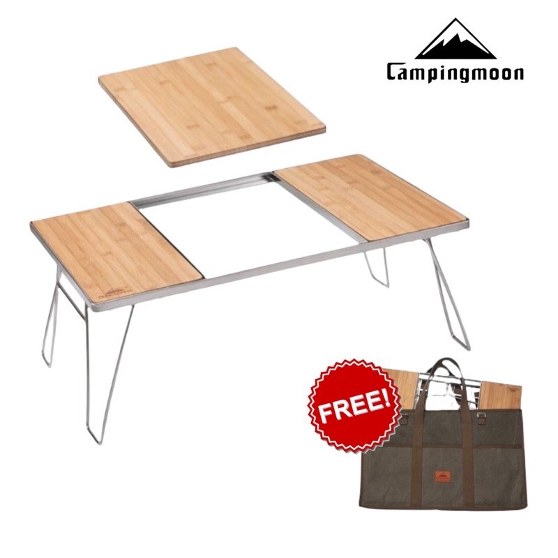 Campingmoon CK-1 + P25 Camping Field Rack Table Multifunctional Folding ...