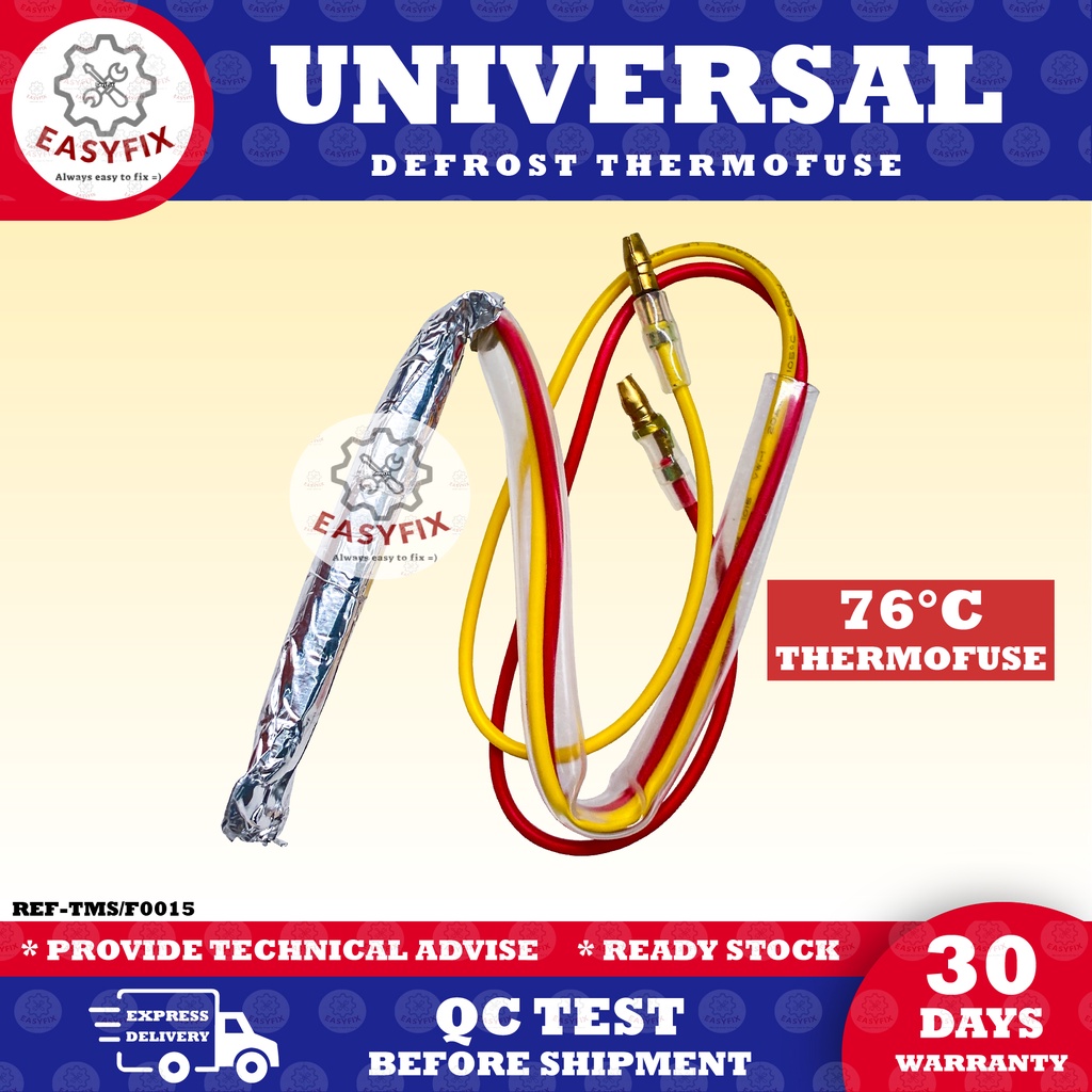 REFRIGERATOR UNIVERSAL DEFROST THERMOFUSE Freezer Spare Parts (Peti