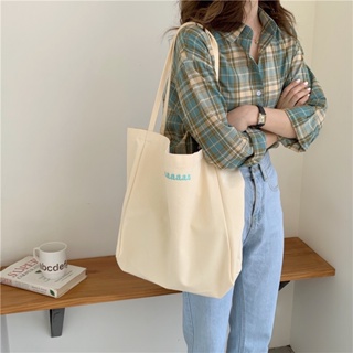 ZXG Pure Color Lady's Korean Style Canvas Bag Female Totes Simple