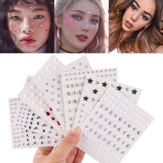 Glitter Face Rhinestone Sticker Self Adhesive Body Eye Shadow