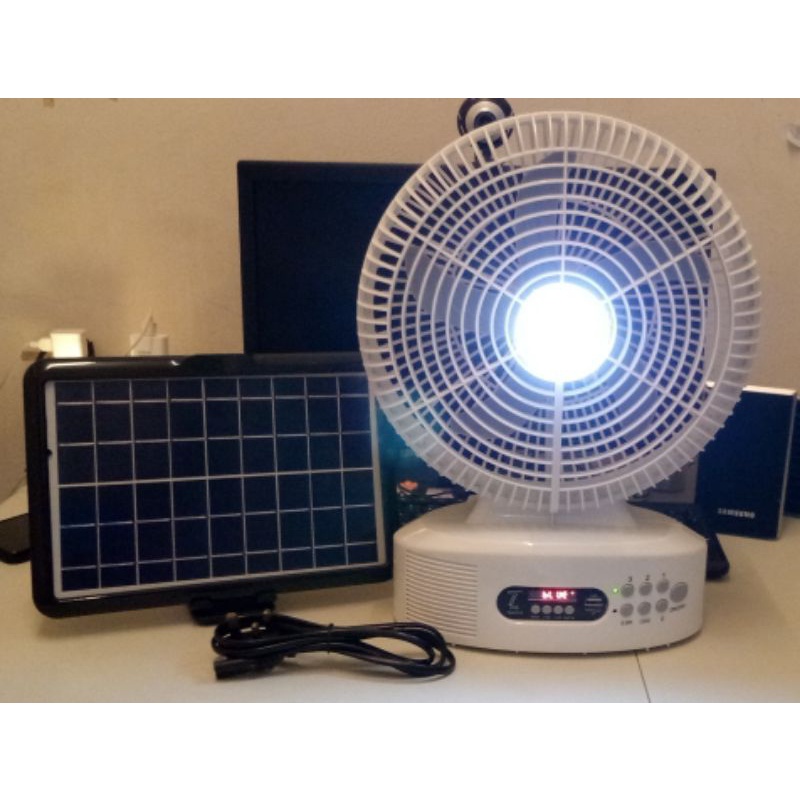RECHARGEABLE AC/DC FAN WITH SPEAKER | Shopee Malaysia