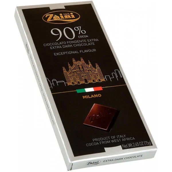 Zaini 90% Extra Dark Chocolate 75g(Made In Italy) | Shopee Malaysia