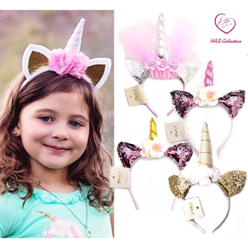 Unicorn Kids Headband (2Y 8Y) / Cekak Rambut Unicorn / Cute Girl