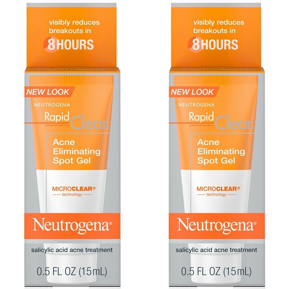 Neutrogena Rapid Clear Acne Eliminating Spot Treatment Gel with Witch Hazel and Salicylic Acne Medicine for Acne-Prone Skin, 0.5 oz | Shopee Malaysia
