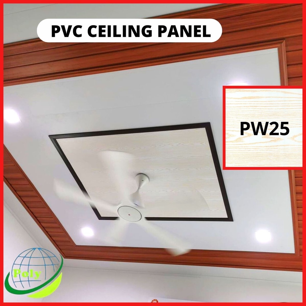 🔥 8 FT PVC Ceiling Wall Panel 🔥 Home Ceiling/Wall Waterproof 30cm x 9mm ...