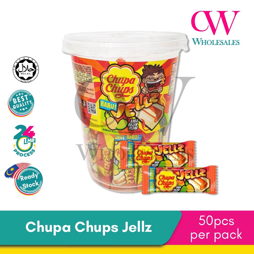 Chupa Chups Dip And Lick Chupa Chups Melody Pops Chupa Chups Jellz Rasa Rujak Pedas Candy Sweets 