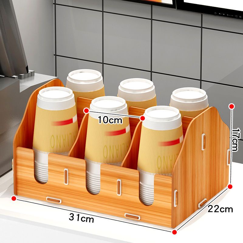 Wooden Cup Holder Cup Puller Bar Storage Pipette Stand Disposable Paper