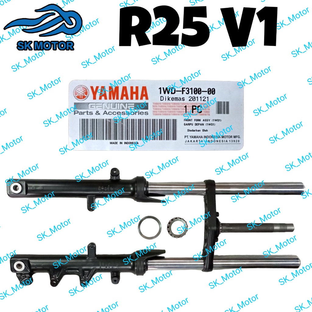 Yamaha YZFR25 V1 R25 Original Front Fork Depan T Fork Under Bracket Tfork Fok Absorber