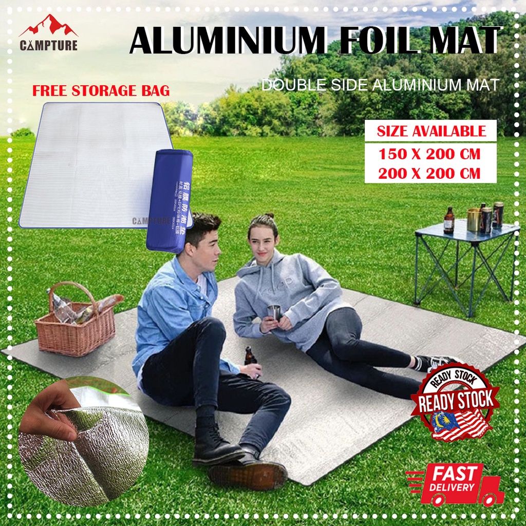 【CAMPTURE】Waterproof Mat Camping Double Sided Outdoor Hiking Beach