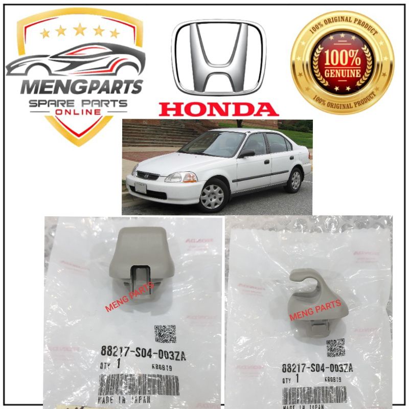 ORIGINAL HONDA CIVIC SO4,SNA,SEL,SDA RB1 SUN VISOR HOLDER ,SUN VISOR ...