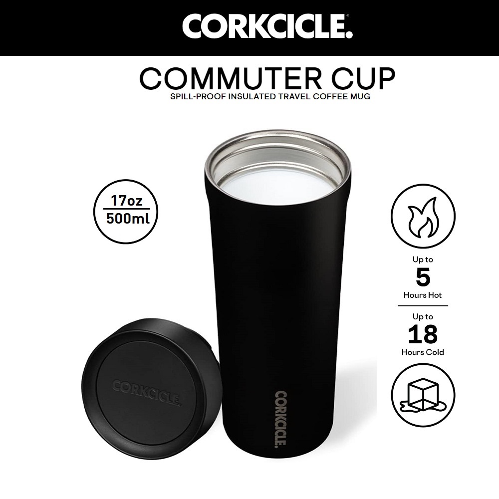 Corkcicle 500ml Commuter Cup Thermal Cup Ceramic Internal Coating ...